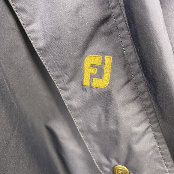 FootJoy Jacket Mens Size XL Blue Logo Golf Outdoors Zip Off Sleeve Dryjoy READ - Picture 2 of 12